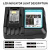 Suitable for Makita Makita DC18RC14.4-18V3A lithium battery charger and power tool battery