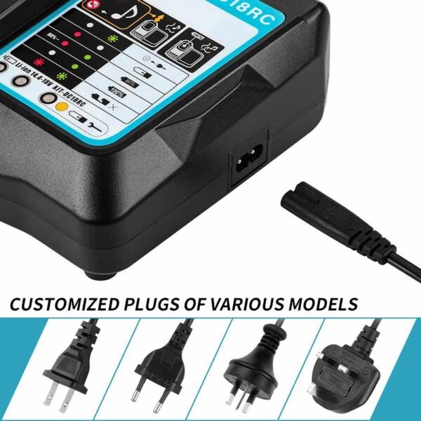 Suitable for Makita Makita DC18RC14.4-18V3A lithium battery charger and power tool battery