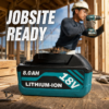 Compatible with Makita power tools,BL1860B 18V Lithium battery