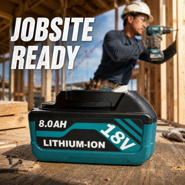 Compatible with Makita power tools,BL1860B 18V Lithium battery