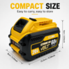 Compatible with DEWALT power tools,DCB609 20V-60V Lithium battery