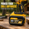 Compatible with DEWALT power tools,DCB609 20V-60V Lithium battery