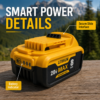 Compatible with DEWALT power tools,DCB200 20V Lithium battery