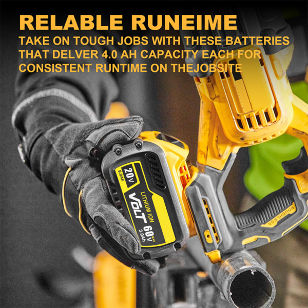 Compatible with DEWALT power tools,DCB609 20V-60V Lithium battery