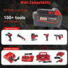 Compatible with Milwaukee power tools，M18 48-1-1860 18V Lithium battery
