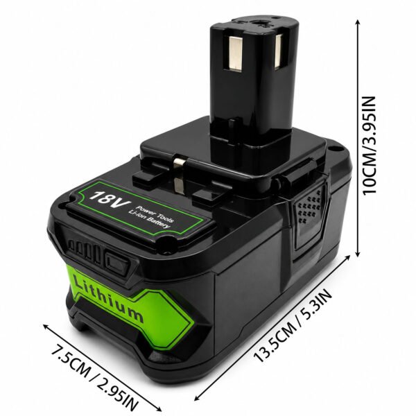 Compatible with Ryobi power tools,P108 18V Lithium battery